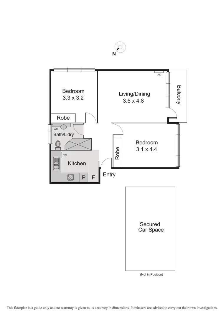 Floorplan of Homely apartment listing, 5/10 Austin Avenue, Elwood VIC 3184