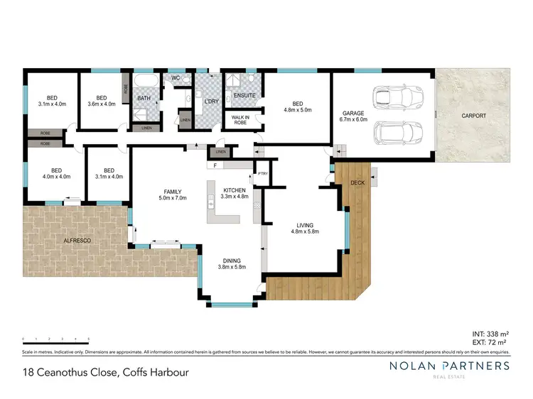 Floorplan of Homely house listing, 18 Ceanothus Close, Coffs Harbour NSW 2450