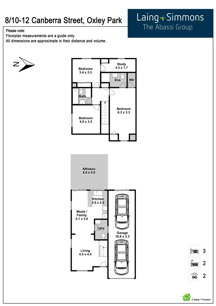 Floorplan of Homely townhouse listing, 8/10-12 Canberra Street, Oxley Park NSW 2760