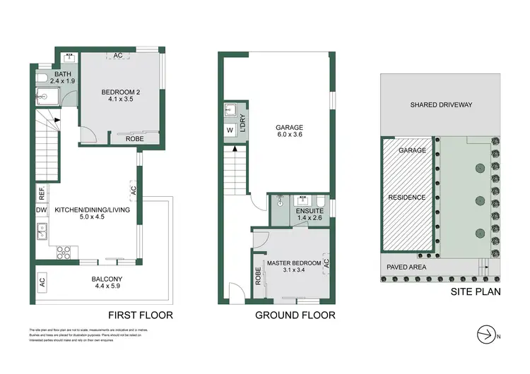 Floorplan of Homely townhouse listing, 1/71 Severn Street, Box Hill North VIC 3129