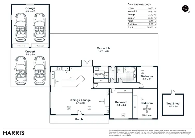 Floorplan of Homely house listing, 451 Main Road, Coromandel Valley SA 5051