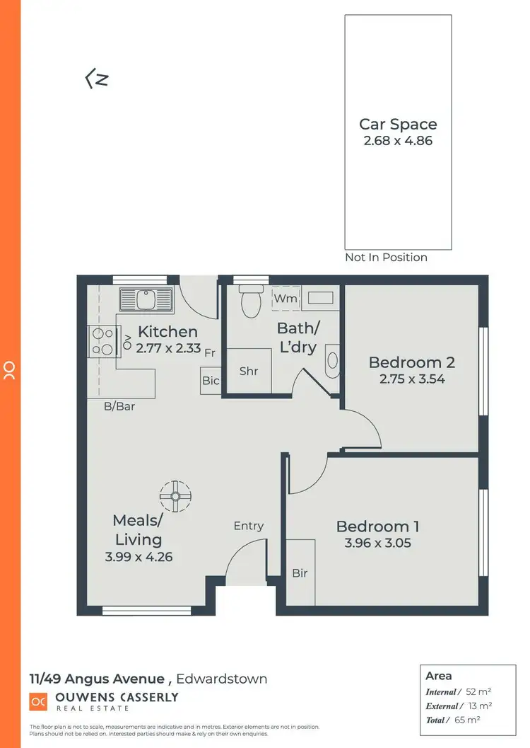 Floorplan of Homely unit listing, 11/49 Angus Avenue, Edwardstown SA 5039
