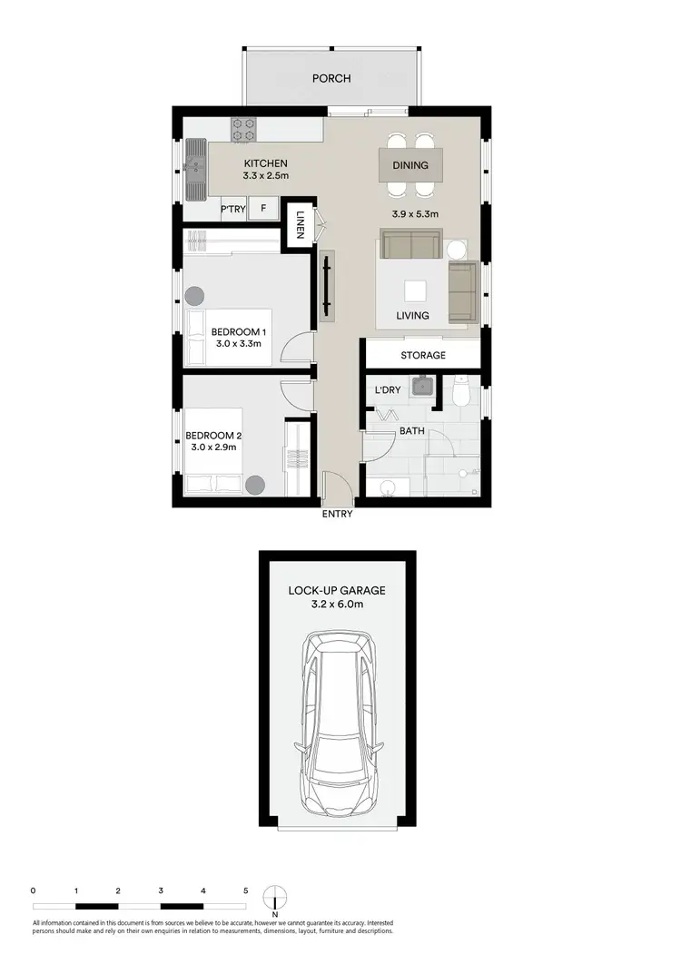 Floorplan of Homely unit listing, 3/1A Old Hume Highway, Camden NSW 2570
