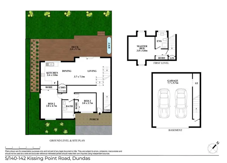 Floorplan of Homely townhouse listing, 5/140-142 Kissing Point Road, Dundas NSW 2117