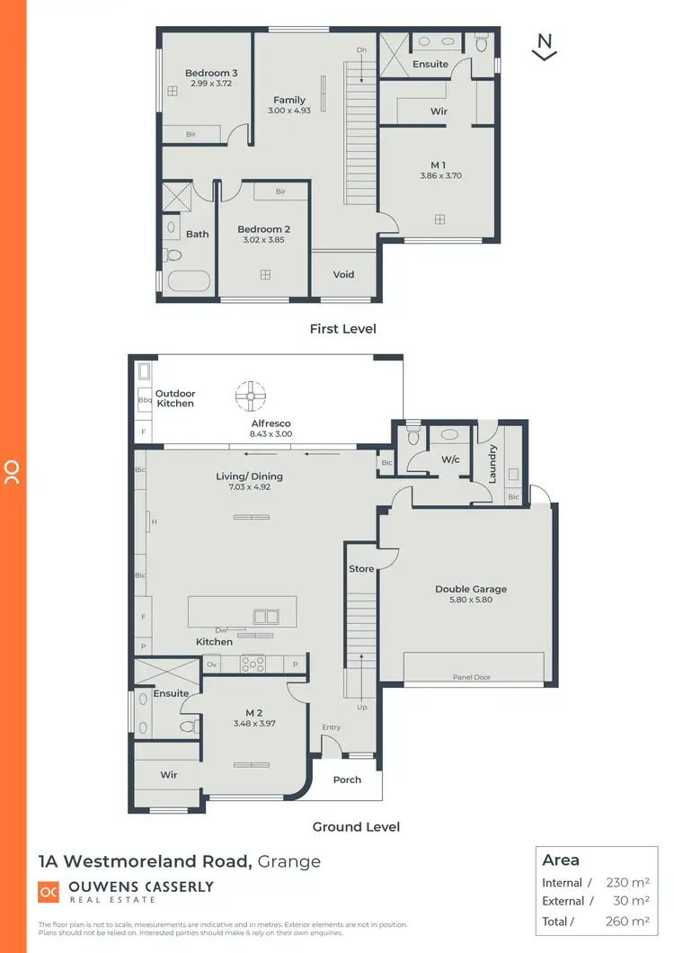 Floorplan of Homely house listing, 1A Westmoreland Road, Grange SA 5022