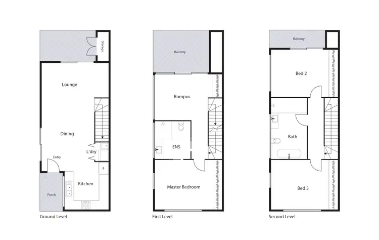 Floorplan of Homely house listing, 1/64 Goodwin Street, Lyneham ACT 2602