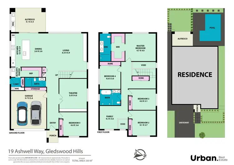 Floorplan of Homely house listing, 19 Ashwell Way, Gledswood Hills NSW 2557