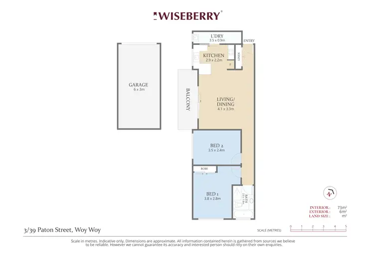 Floorplan of Homely unit listing, 3/39 Paton Street, Woy Woy NSW 2256