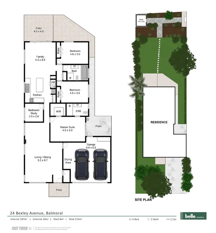 Floorplan of Homely house listing, 24 Bexley Avenue, Balmoral QLD 4171