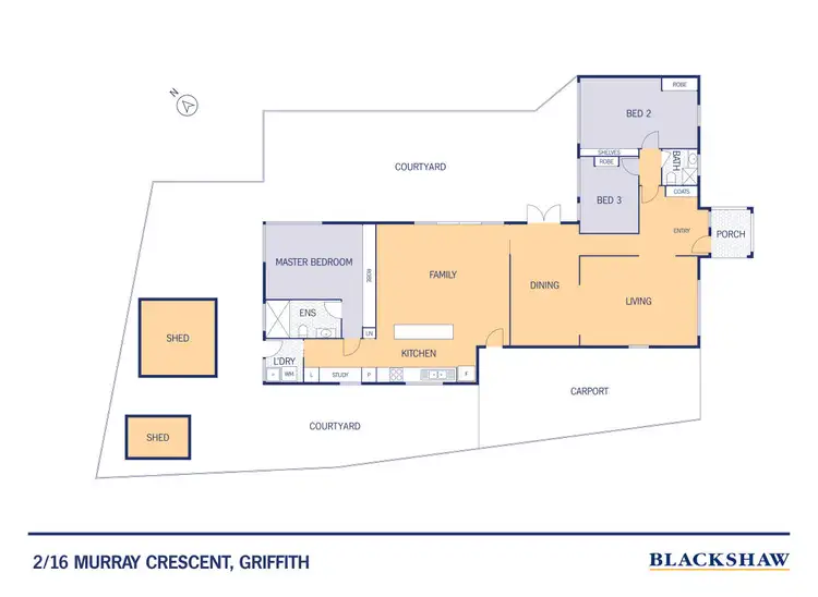 Floorplan of Homely house listing, 2/16 Murray Crescent, Griffith ACT 2603