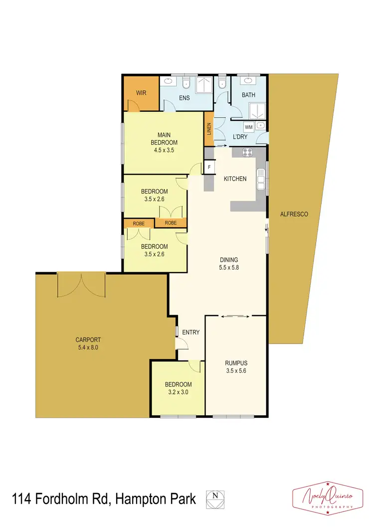 Floorplan of Homely house listing, 114 Fordholm Road, Hampton Park VIC 3976
