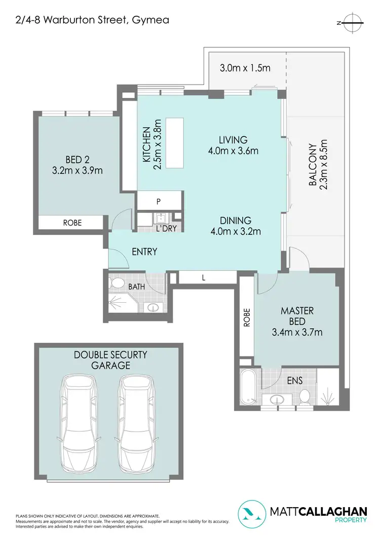 Floorplan of Homely apartment listing, 2/4-8 Warburton Street, Gymea NSW 2227