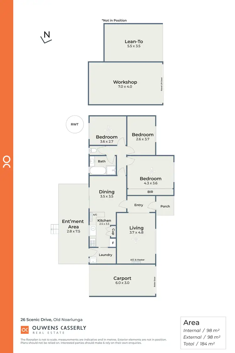 Floorplan of Homely house listing, 26 Scenic Drive, Old Noarlunga SA 5168