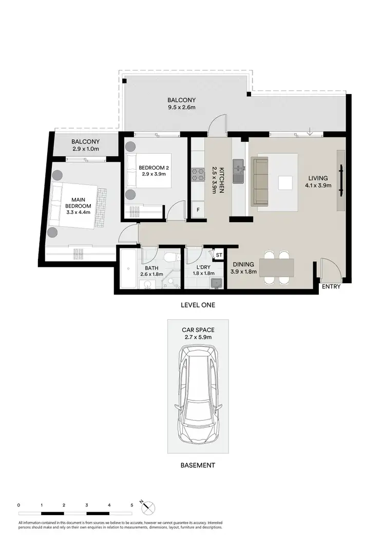 Floorplan of Homely apartment listing, 19/127 Banksia Street, Botany NSW 2019