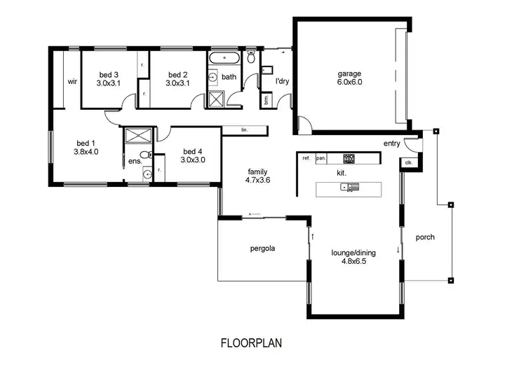 Floorplan of Homely house listing, Address available on request