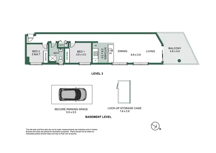 Floorplan of Homely apartment listing, 301/46 Victoria Parade, Manly NSW 2095