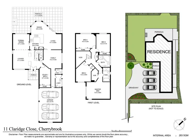 Floorplan of Homely house listing, 11 Claridge Close, Cherrybrook NSW 2126