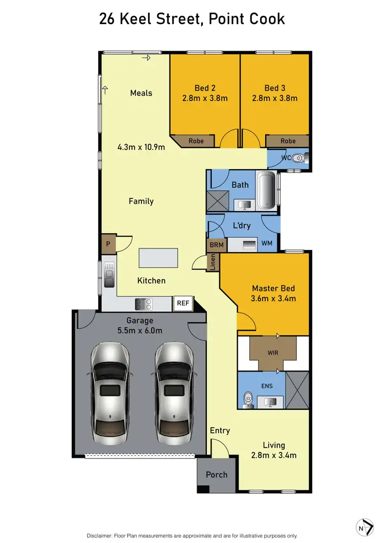 Floorplan of Homely house listing, 26 Keel Street, Point Cook VIC 3030