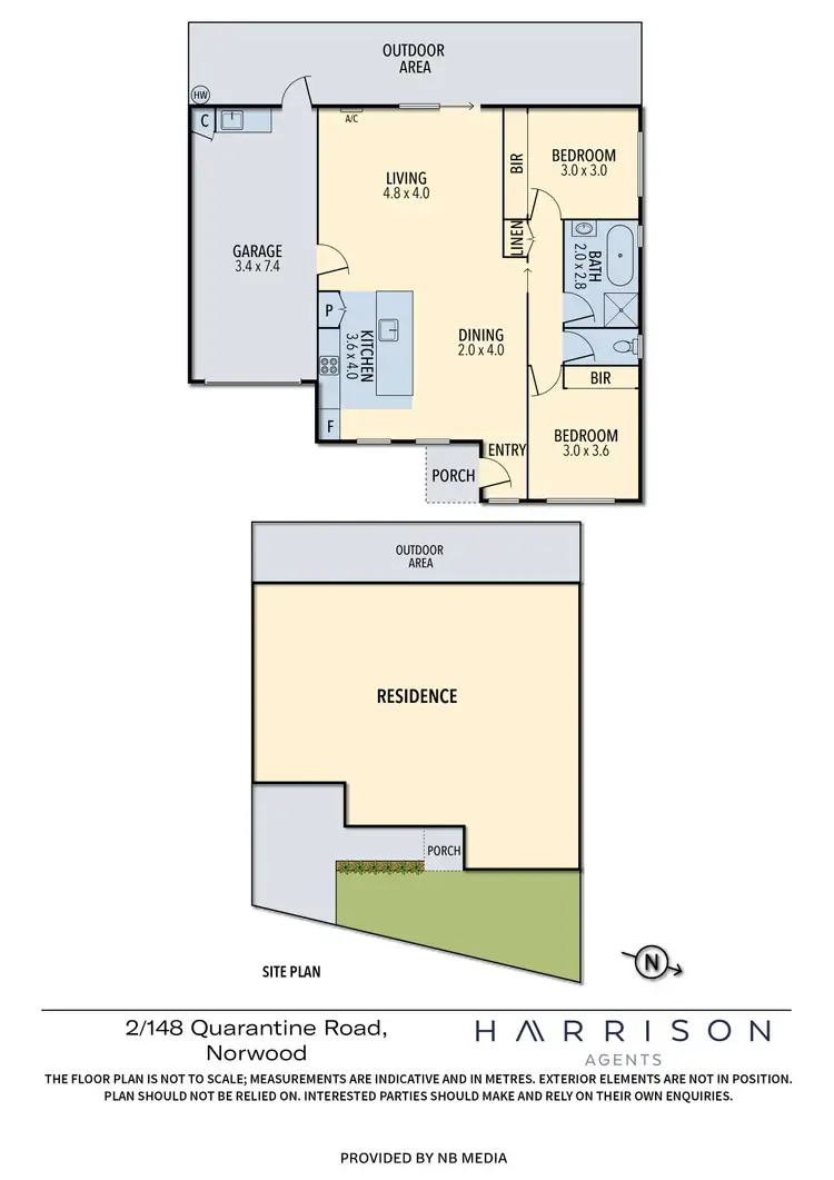 Floorplan of Homely unit listing, 2/148 Quarantine Road, Norwood TAS 7250