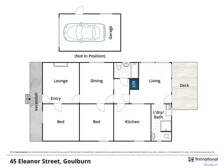 Floorplan of Homely house listing, 45 Eleanor Street, Goulburn NSW 2580