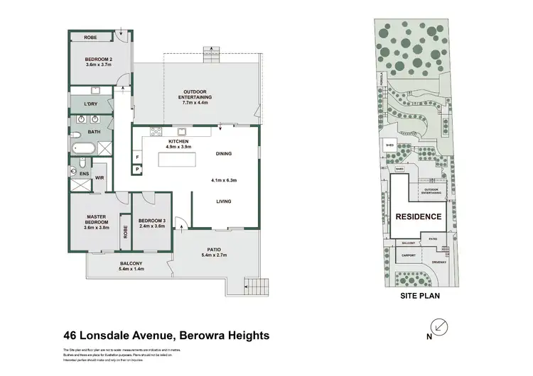 Floorplan of Homely house listing, 46 Lonsdale Avenue, Berowra Heights NSW 2082
