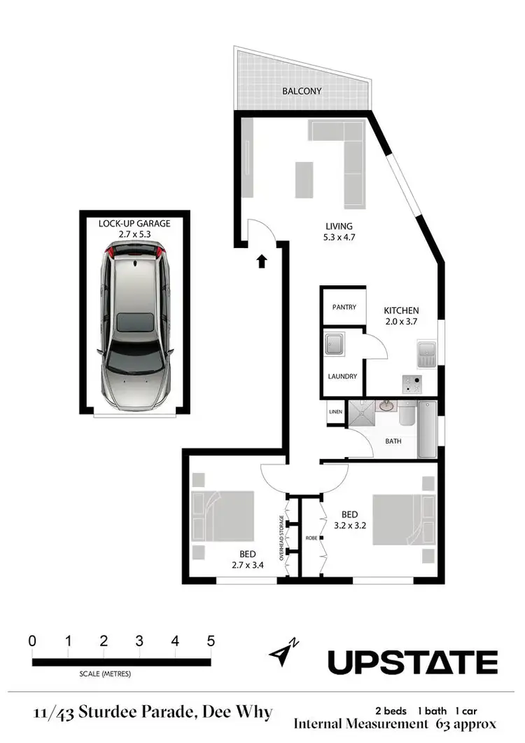 Floorplan of Homely unit listing, 11/43 Sturdee Parade, Dee Why NSW 2099