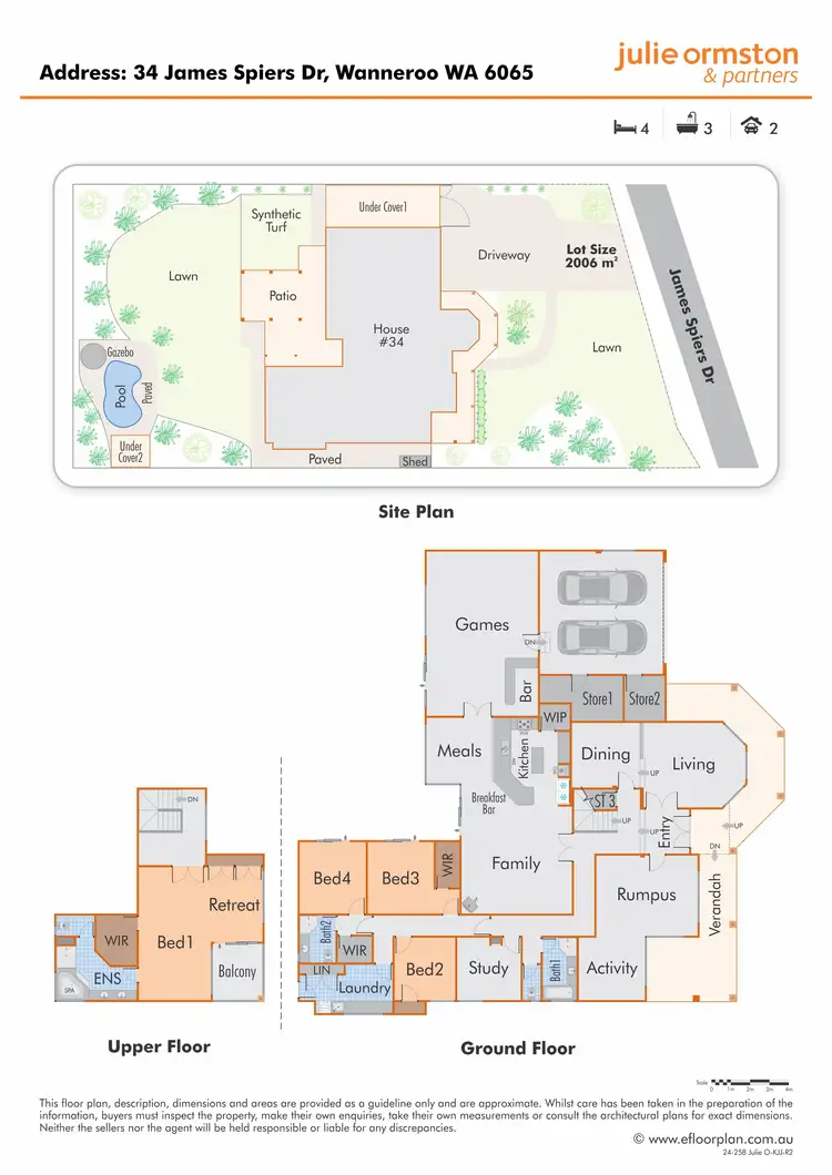 Floorplan of Homely house listing, 34 James Spiers Drive, Wanneroo WA 6065