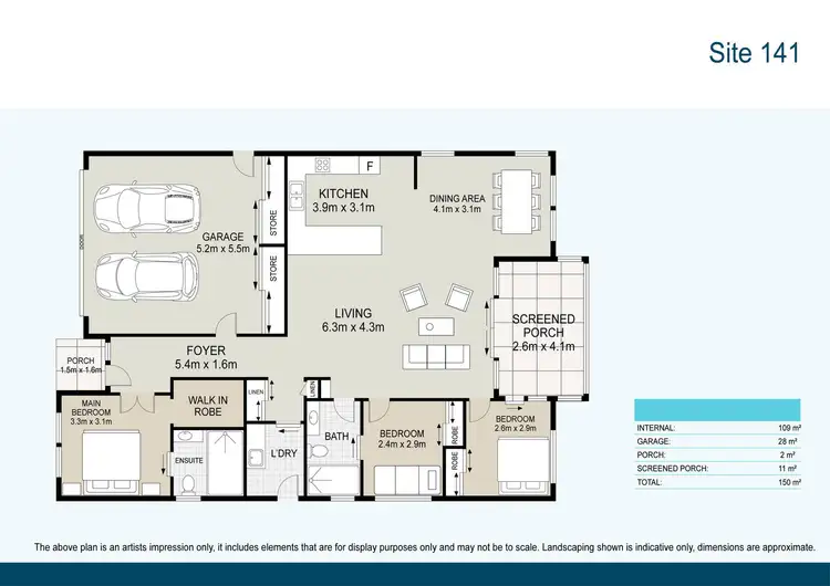 Floorplan of Homely retirement listing, 141/11 McIntosh Crescent, Woolgoolga NSW 2456