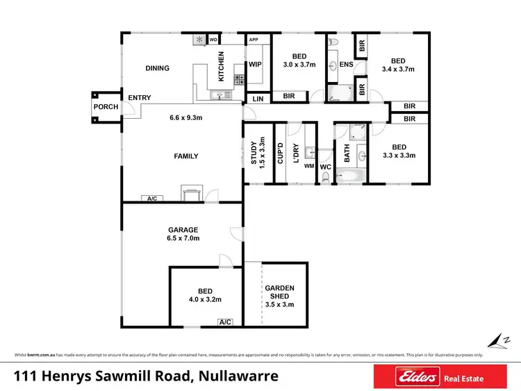Floorplan of Homely house listing, 111 Henrys Sawmill Road, Nullawarre VIC 3268