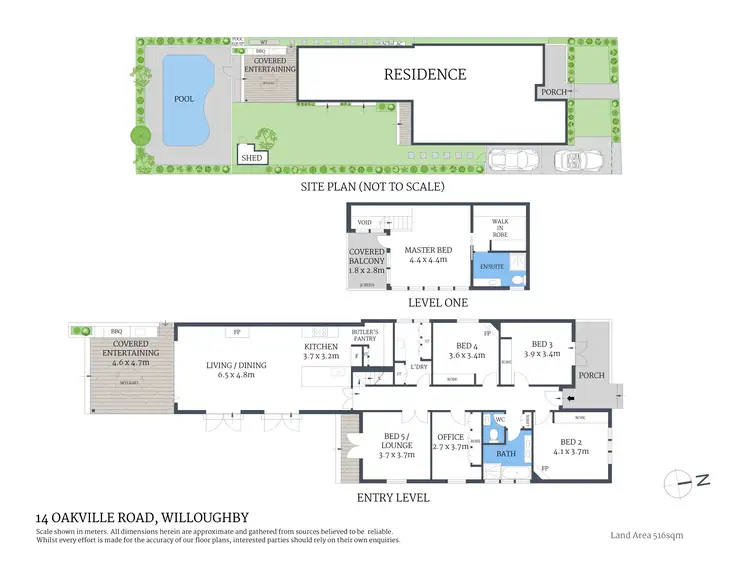 Floorplan of Homely house listing, 14 Oakville Road, Willoughby NSW 2068