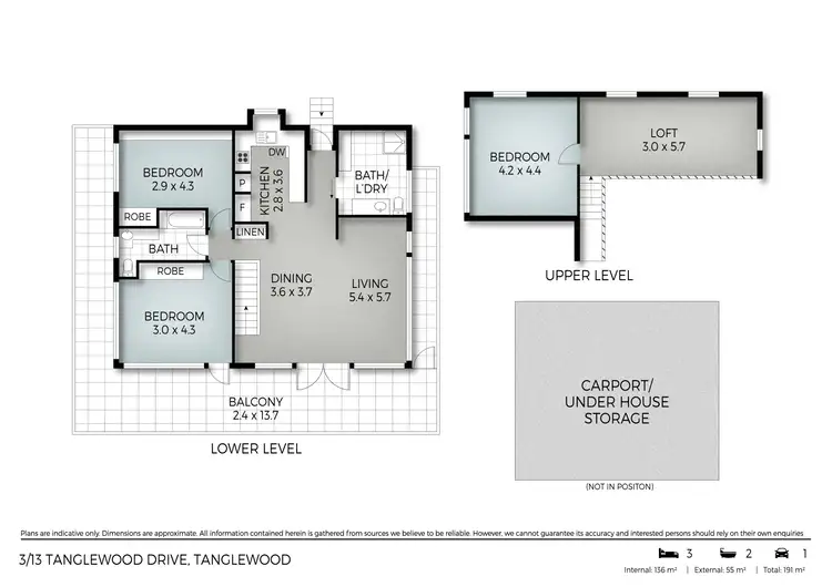 Floorplan of Homely house listing, 3/13 Tanglewood Drive, Tanglewood NSW 2488