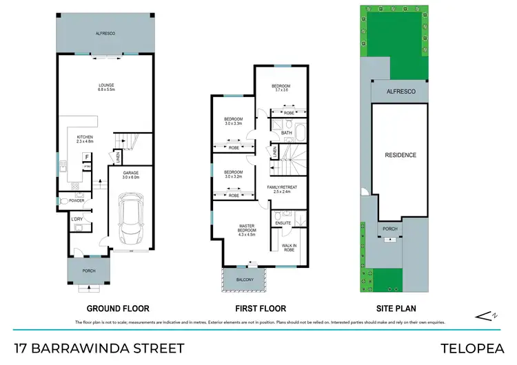 Floorplan of Homely house listing, 17 Barrawinga Street, Telopea NSW 2117