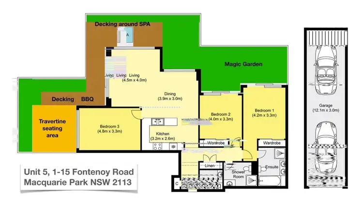 Floorplan of Homely apartment listing, 5/1-15 Fontenoy Road, Macquarie Park NSW 2113