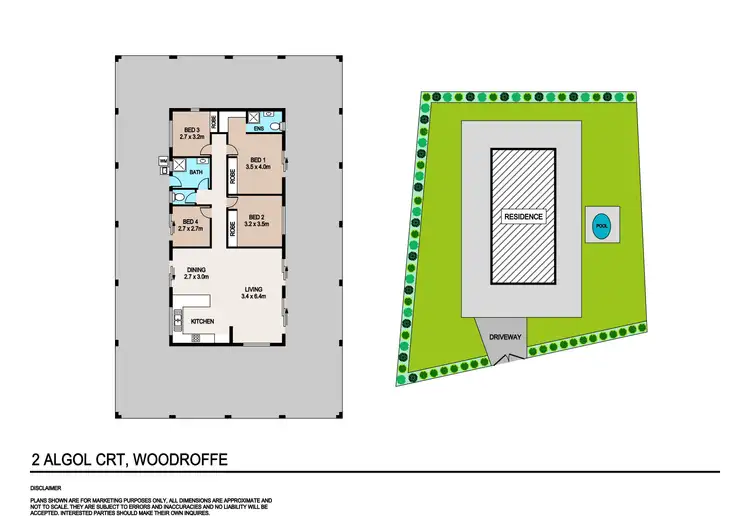 Floorplan of Homely house listing, 2 Algol Court, Woodroffe NT 830