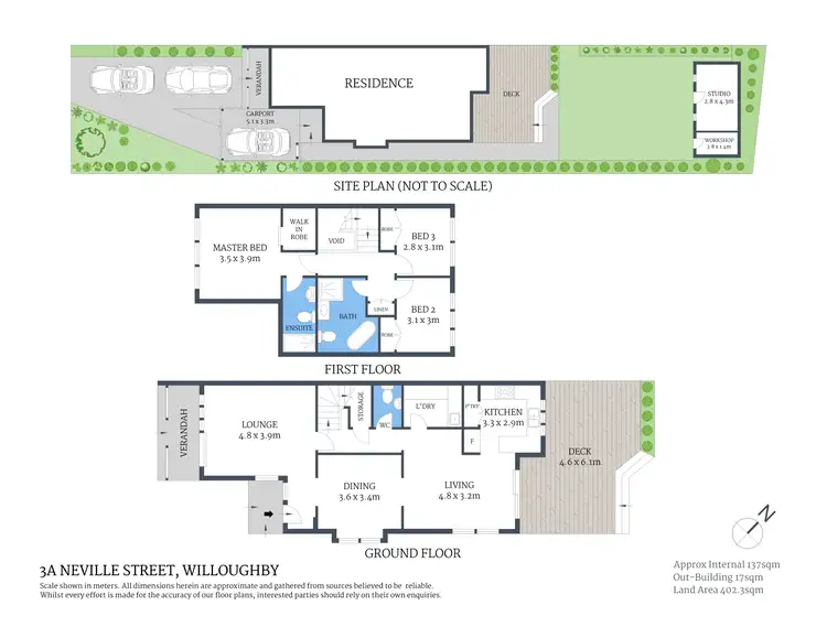 Floorplan of Homely house listing, 3a Neville Street, Willoughby NSW 2068