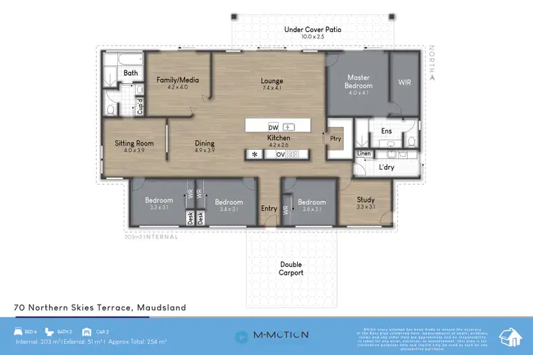 Floorplan of Homely rural property listing, 70 Northern Skies Terrace, Upper Coomera QLD 4209