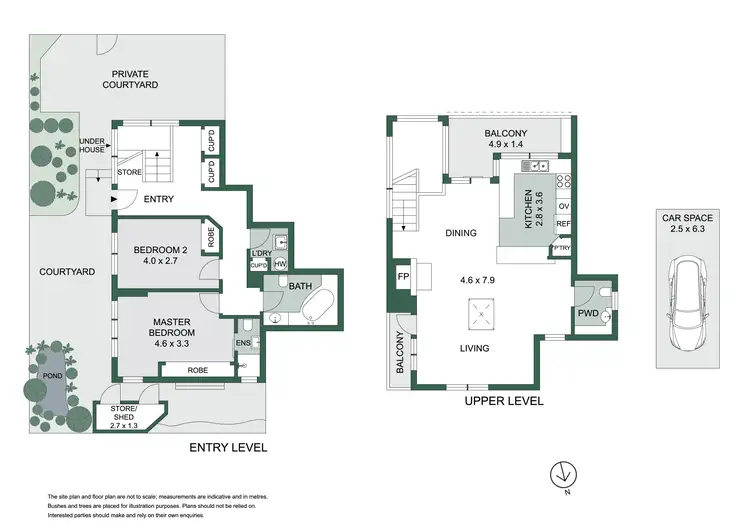 Floorplan of Homely townhouse listing, 3/14 Clifford Avenue, Fairlight NSW 2094