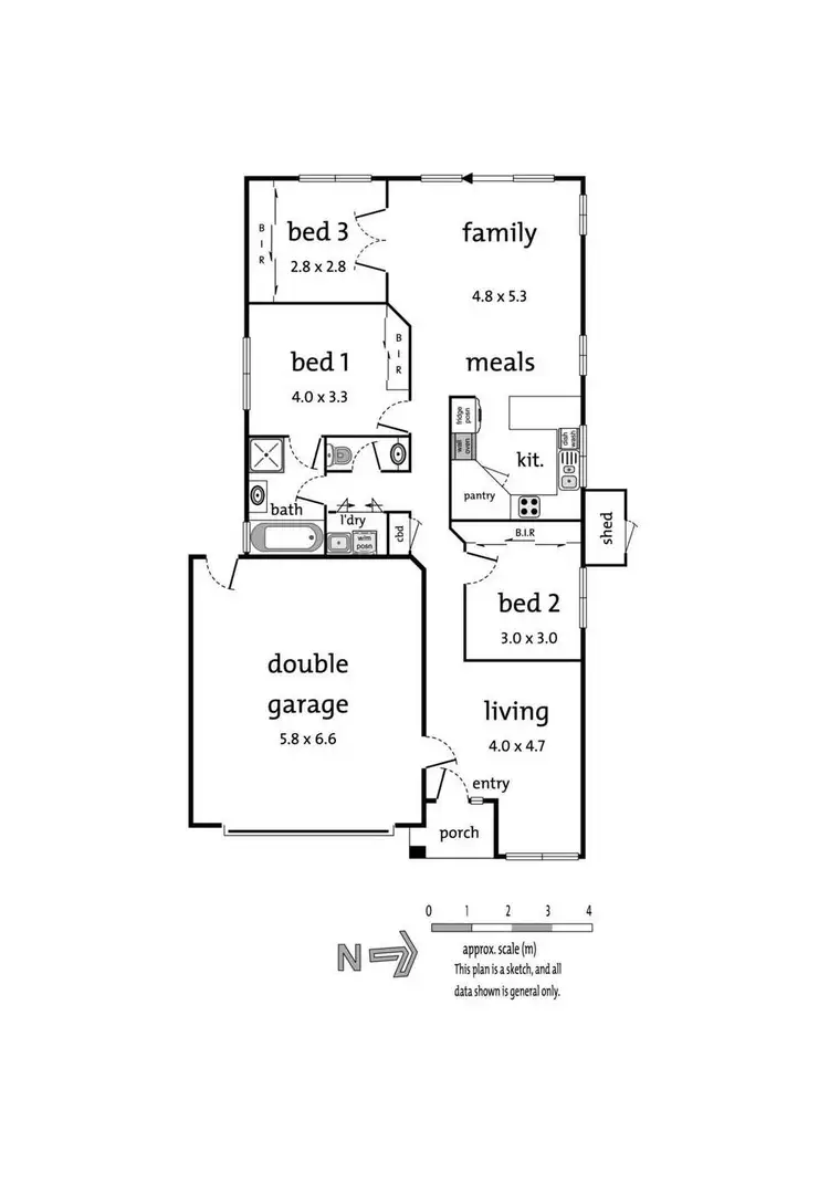 Floorplan of Homely house listing, 18 Panorama Drive, Hillside VIC 3037