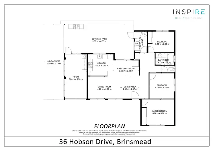 Floorplan of Homely house listing, 36 Hobson Drive, Brinsmead QLD 4870