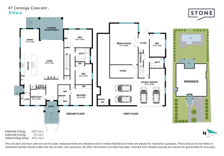 Floorplan of Homely house listing, 47 Coronga Crescent, Killara NSW 2071