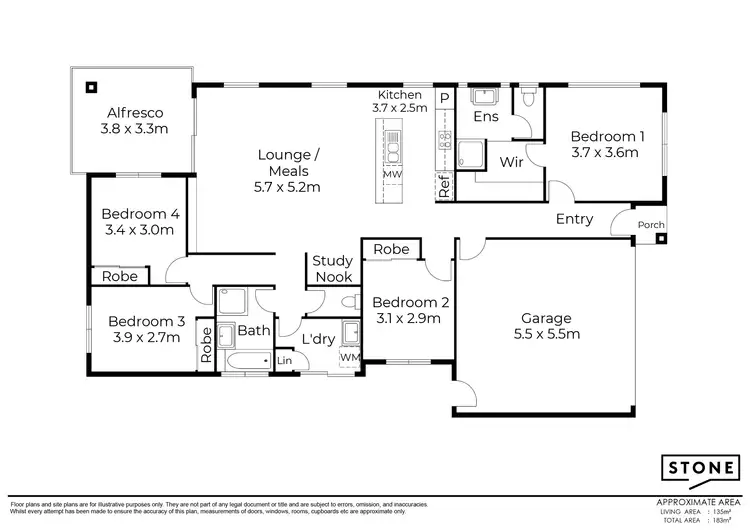 Floorplan of Homely house listing, 8 Richenda Street, Ormeau Hills QLD 4208