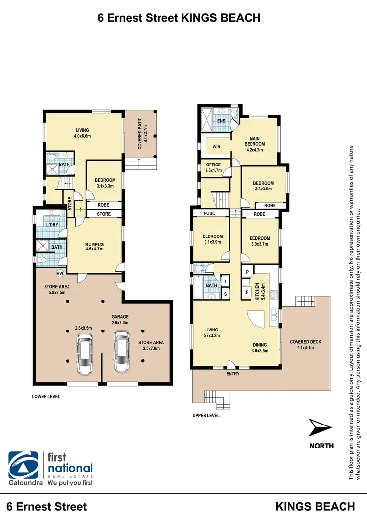 Floorplan of Homely house listing, 6 Ernest Street, Kings Beach QLD 4551