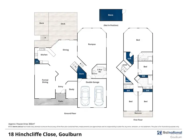 Floorplan of Homely house listing, 18 Hinchcliffe Close, Goulburn NSW 2580