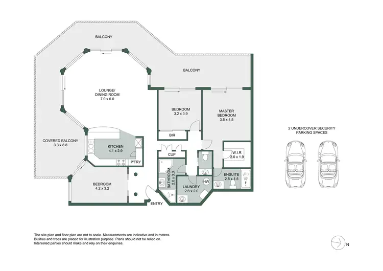 Floorplan of Homely apartment listing, 7/62-64 Bangaroo Street, North Balgowlah NSW 2093