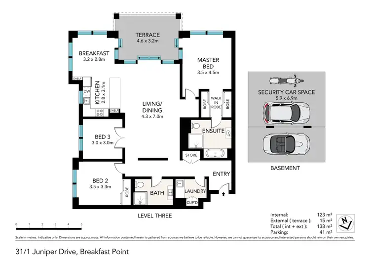 Floorplan of Homely apartment listing, 31/1 Juniper Drive, Breakfast Point NSW 2137