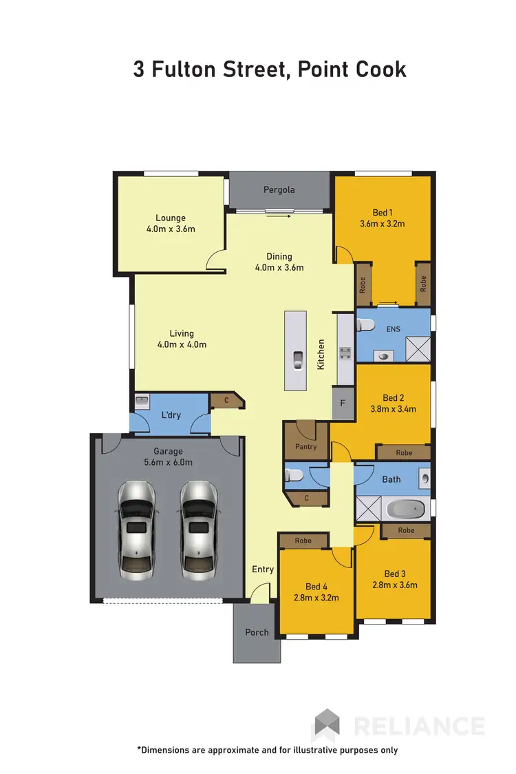 Floorplan of Homely house listing, 3 Fulton Street, Point Cook VIC 3030