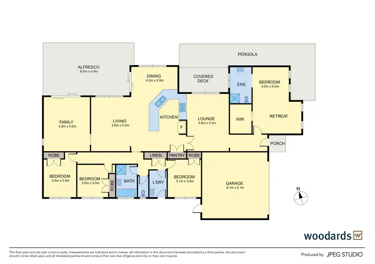 Floorplan of Homely house listing, 6 Coleman Court, New Gisborne VIC 3438