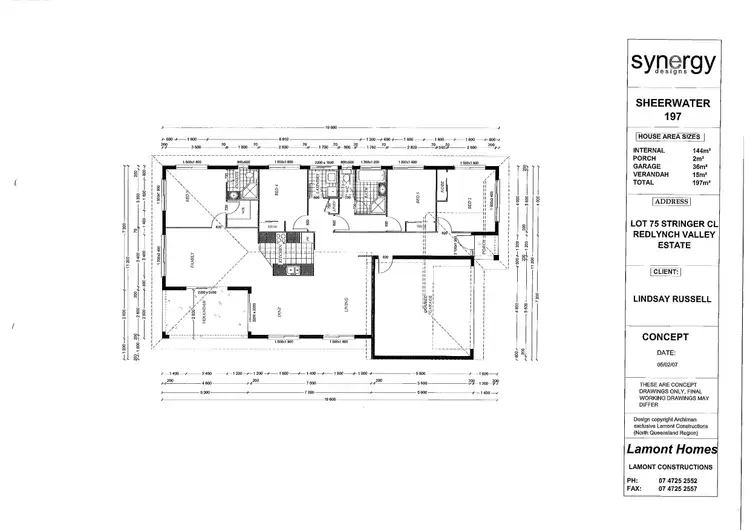 Floorplan of Homely house listing, 10 Stringer Close, Redlynch QLD 4870