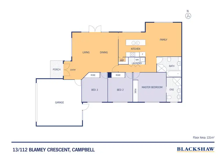 Floorplan of Homely townhouse listing, 13/112 Blamey Crescent, Campbell ACT 2612