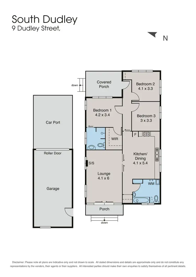 Floorplan of Homely house listing, 9 Dudley Street, South Dudley VIC 3995